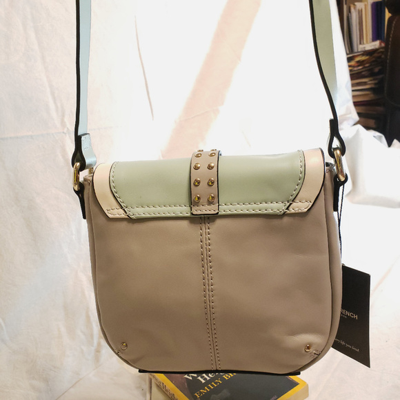 NWT Jack French London Smooth Leather Crossbody - Picture 6 of 8